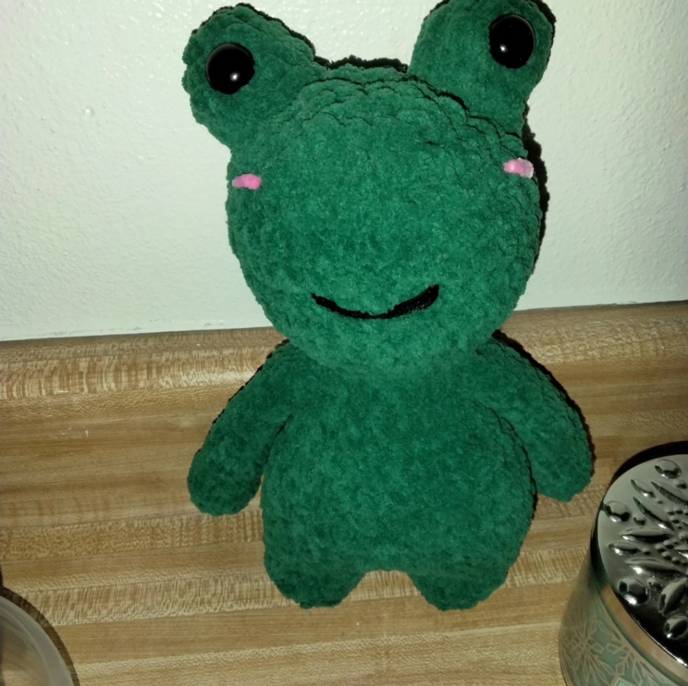 Crochet Frog Plush